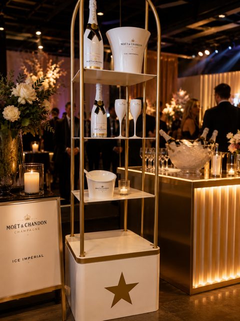 Luxe champagne accessoires en koelers