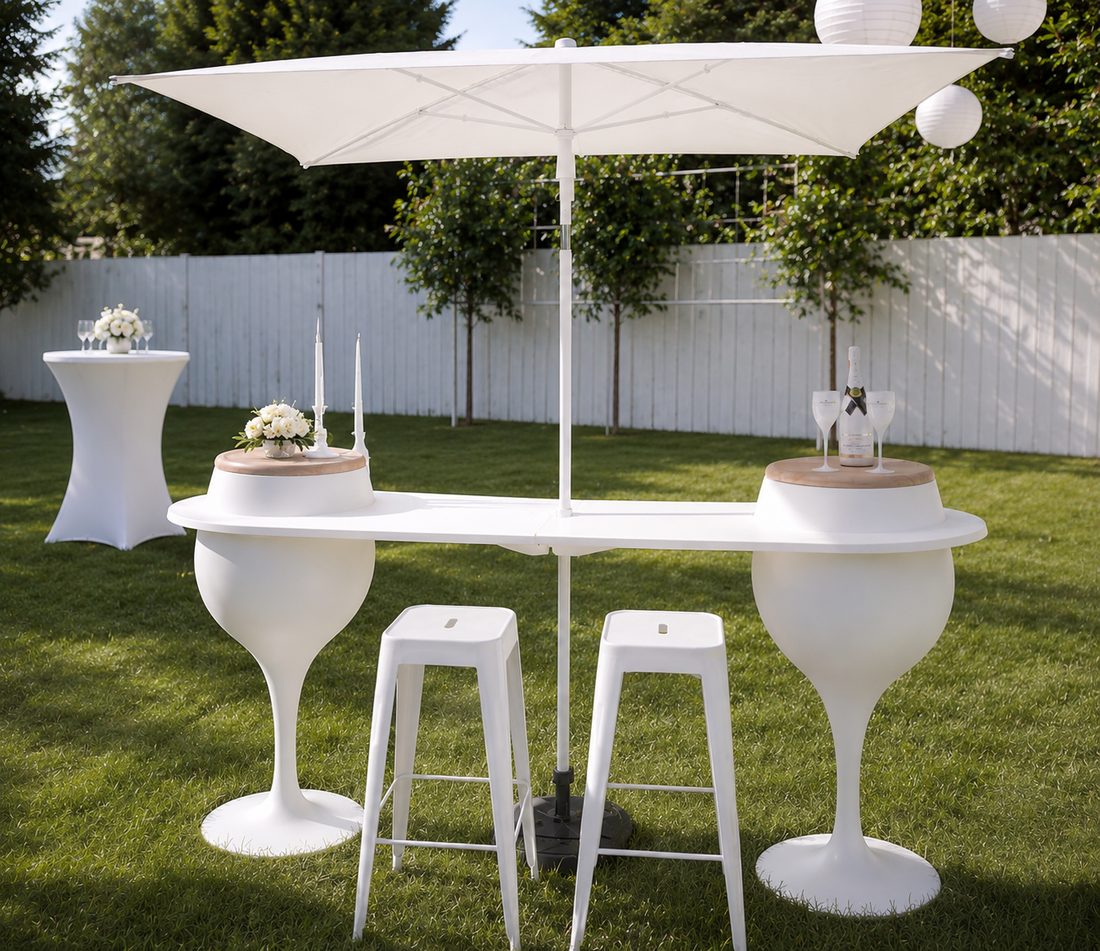 Valiente ice-buckets en bars in wijnglas-vorm